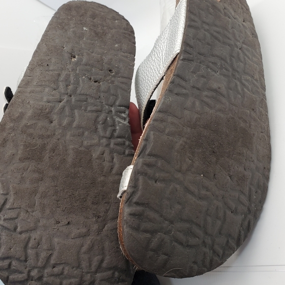 Muk Luks Silver Sandals - Picture 3 of 3